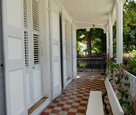 Plantation House Veranda in Caribbean