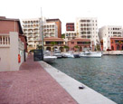 Sea port village Mediterranean style