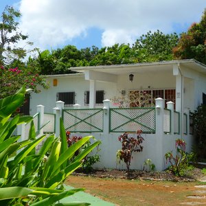 Caribbean middle class house with garden for shoot location