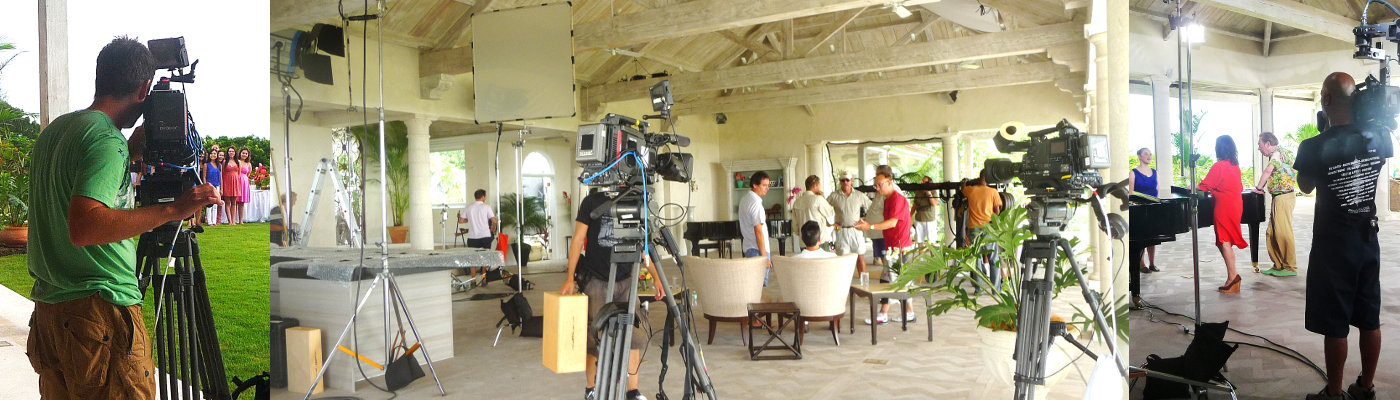 Light, grip, camera equipment rental for TV production in the Caribbean