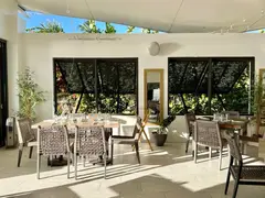 beach bar in modern style decor airy and light