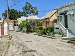 Chattel House In Barbados Built With Brickand Painted In Pastel Colors