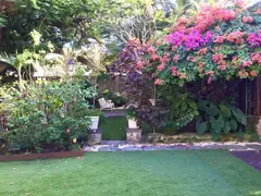 Colorful Picturesque Flower Garden Overgrowing Gazebo
