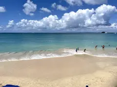 Crystal Clear Sea And Flat White Sandy Caribbean Beach For Bathing Suit Video
