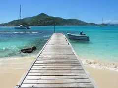 Fishing Boat Jetty Photo Shooting Location Caribbean Island
