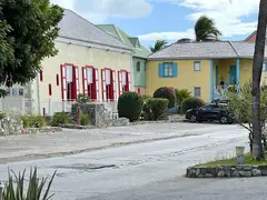 French Colonial Style Houses In Orient Baie Town Near The Sea Next To The Theatre