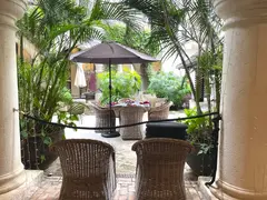 indoor court sitting area