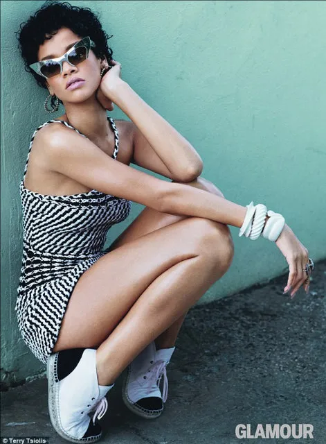 rihanna for glamour us fashion photo production photographer terry tsiolis