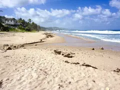 Rough Sea And Wild Nature Beach Location With Mountains In The Back Drop For Filming And Video Shoots