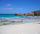 Rocks on white Ccaribbean Beach