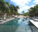 Beach Pool in the Caribbean