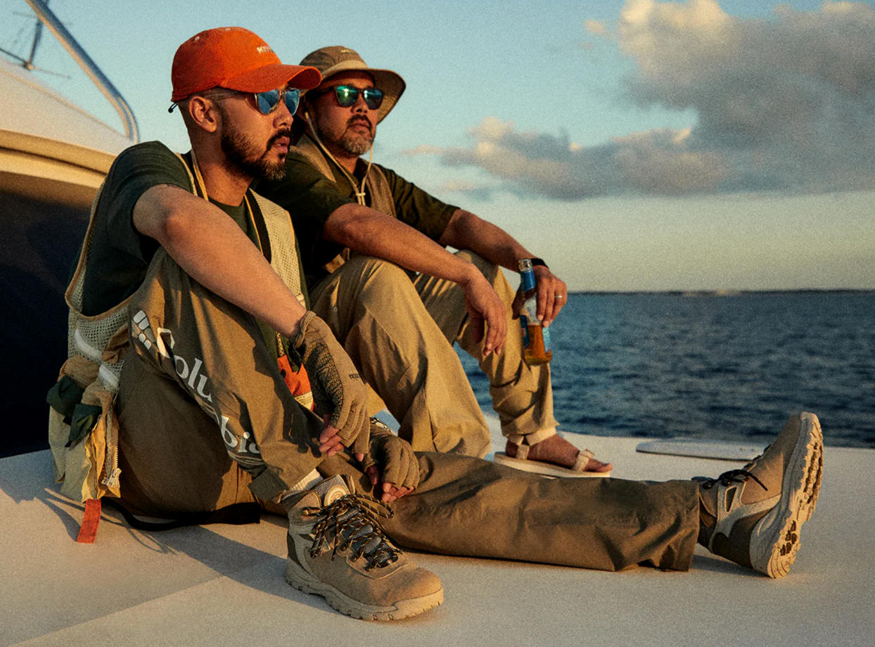 Inspired by the sport of fishing – sports apparel Kith for Columbia PFG photographed in the Bahamas - Caribbean Production