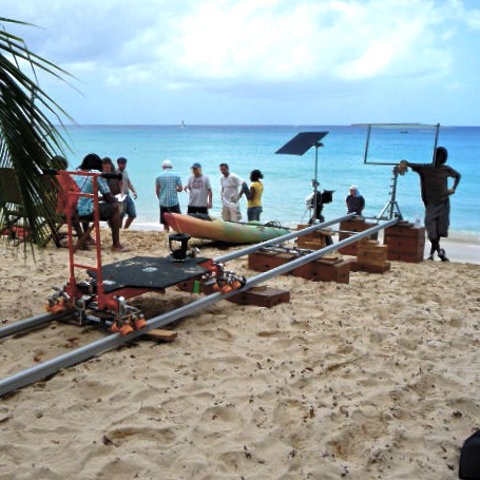 Video shoot karibik strand location