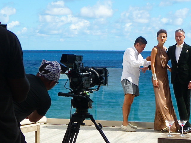 Video shoot Caribbean film equipment