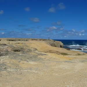 Sea side rock location for Caribbean film productions