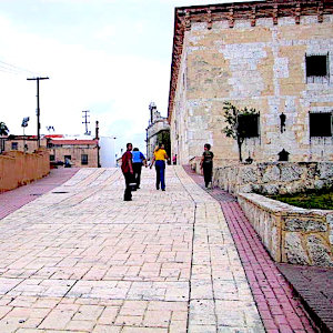 Colonial street in santo domingo