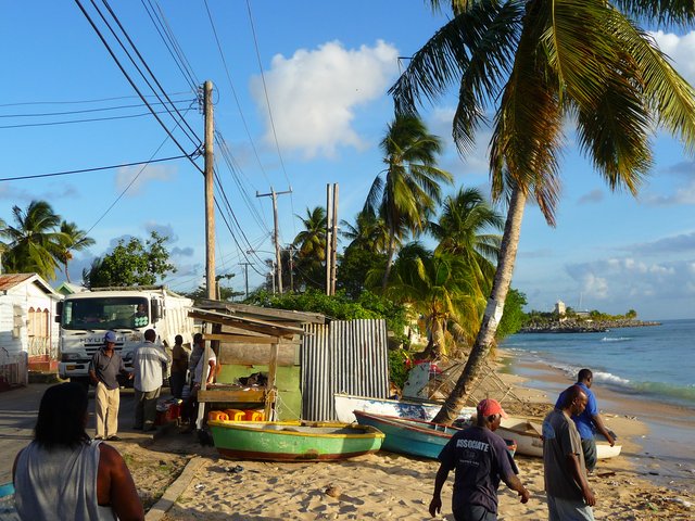 Fishing village Caribbean location