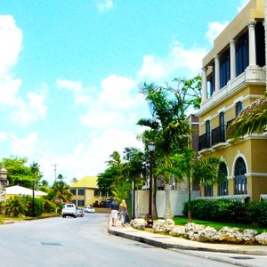 Elegant Caribbean town in Barbados