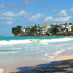 Village on Caribbean sea for photo shooting location