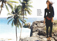 Rocky Coast Line Location Photo Shoot Jolie Magazine - Photos: Jaan Erik Fischer