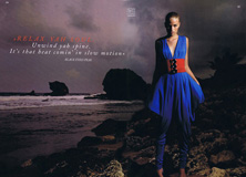 Rocky Beach Location fashion Photo Production, Amica Magazine - Photos: Ricardo Tinelli