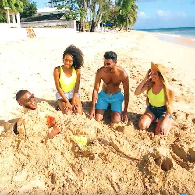 advertising beach shoot calypso Lemonade