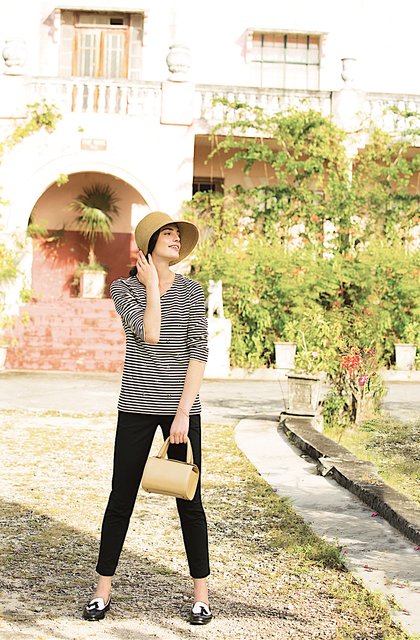 fashion photo Macy's French Caribbean villa location