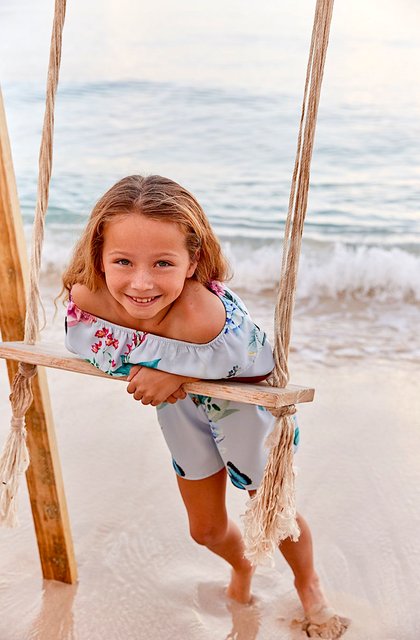 Girl beach outfit Barbados