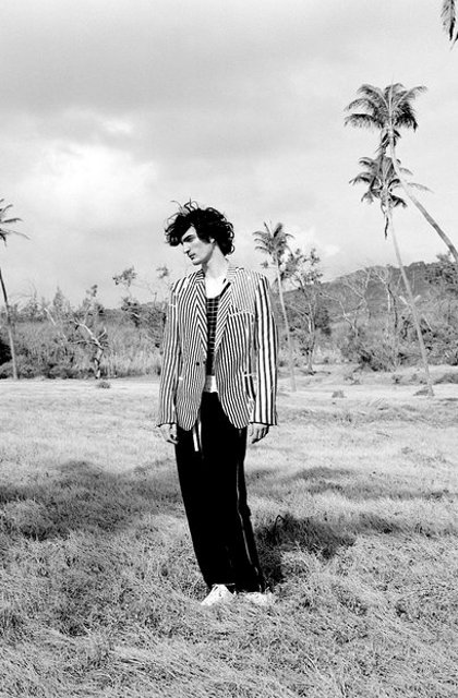 men's fashion photo shooting landscape barbados
  